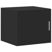 Thumbnail for Hochschrank Schmal Schwarz 45x42,5x225 cm Holzwerkstoff