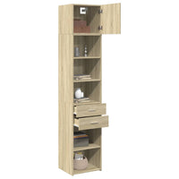 Thumbnail for Hochschrank Schmal Sonoma-Eiche 45x42,5x225 cm Holzwerkstoff