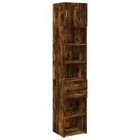 Thumbnail for Hochschrank Schmal Räuchereiche 45x42,5x225 cm Holzwerkstoff