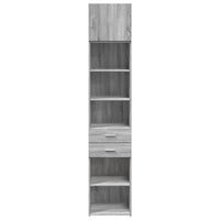 Thumbnail for Hochschrank Schmal Grau Sonoma 45x42,5x225 cm Holzwerkstoff