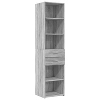 Thumbnail for Hochschrank Schmal Grau Sonoma 45x42,5x225 cm Holzwerkstoff