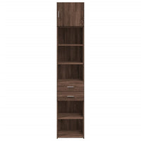 Thumbnail for Hochschrank Schmal Eichen-Optik 45x42,5x225 cm Holzwerkstoff