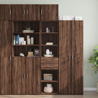 Thumbnail for Hochschrank Schmal Eichen-Optik 45x42,5x225 cm Holzwerkstoff