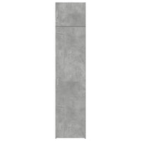 Thumbnail for Hochschrank Schmal Betongrau 50x42,5x225 cm Holzwerkstoff