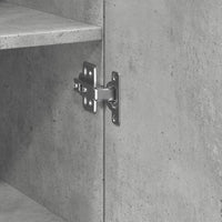 Thumbnail for Hochschrank Schmal Betongrau 50x42,5x225 cm Holzwerkstoff