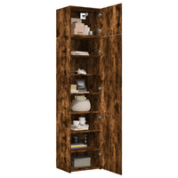 Thumbnail for Hochschrank Schmal Räuchereiche 50x42,5x225 cm Holzwerkstoff