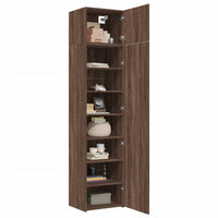 Thumbnail for Hochschrank Schmal Eichen-Optik 50x42,5x225 cm Holzwerkstoff