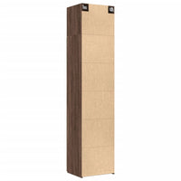 Thumbnail for Hochschrank Schmal Eichen-Optik 50x42,5x225 cm Holzwerkstoff