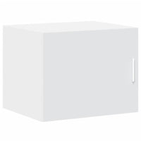 Thumbnail for Lagerschrank Schlank Weiß 50x42,5x225 cm Holzwerkstoff