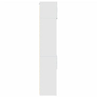 Thumbnail for Lagerschrank Schlank Weiß 50x42,5x225 cm Holzwerkstoff