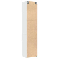 Thumbnail for Lagerschrank Schlank Weiß 50x42,5x225 cm Holzwerkstoff