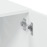 Thumbnail for Lagerschrank Schlank Weiß 50x42,5x225 cm Holzwerkstoff