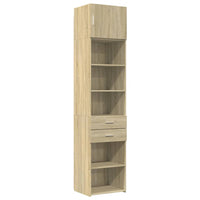 Thumbnail for Hochschrank Schmal Sonoma-Eiche 50x42,5x225 cm Holzwerkstoff