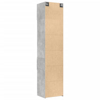 Thumbnail for Hochschrank Schmal Betongrau 50x42,5x225 cm Holzwerkstoff