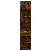 Thumbnail for Hochschrank Schmal Räuchereiche 50x42,5x225 cm Holzwerkstoff