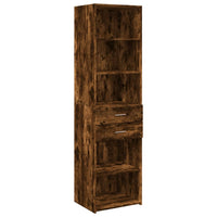 Thumbnail for Hochschrank Schmal Räuchereiche 50x42,5x225 cm Holzwerkstoff