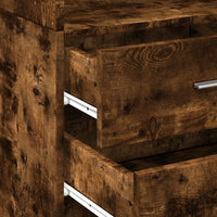 Thumbnail for Hochschrank Schmal Räuchereiche 50x42,5x225 cm Holzwerkstoff