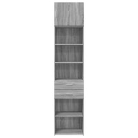Thumbnail for Hochschrank Schmal Grau Sonoma 50x42,5x225 cm Holzwerkstoff