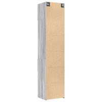 Thumbnail for Hochschrank Schmal Grau Sonoma 50x42,5x225 cm Holzwerkstoff