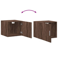 Thumbnail for Hochschrank Schmal Eichen-Optik 50x42,5x225 cm Holzwerkstoff