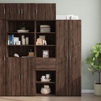 Thumbnail for Hochschrank Schmal Eichen-Optik 50x42,5x225 cm Holzwerkstoff