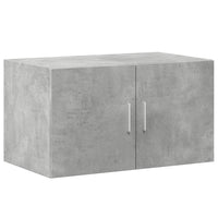 Thumbnail for Hochschrank Betongrau 70x42,5x225 cm Holzwerkstoff