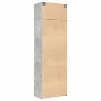 Thumbnail for Hochschrank Betongrau 70x42,5x225 cm Holzwerkstoff