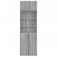 Thumbnail for Hochschrank Grau Sonoma 70x42,5x225 cm Holzwerkstoff