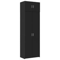 Thumbnail for Hochschrank Schwarz 70x42,5x225 cm Holzwerkstoff