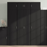 Thumbnail for Hochschrank Schwarz 70x42,5x225 cm Holzwerkstoff