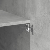 Thumbnail for Hochschrank Betongrau 70x42,5x225 cm Holzwerkstoff