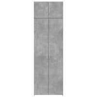 Thumbnail for Hochschrank Betongrau 70x42,5x225 cm Holzwerkstoff