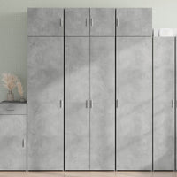 Thumbnail for Hochschrank Betongrau 70x42,5x225 cm Holzwerkstoff