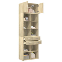 Thumbnail for Hochschrank Sonoma-Eiche 70x42,5x225 cm Holzwerkstoff