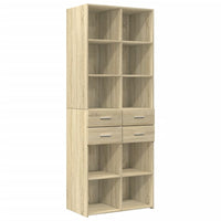 Thumbnail for Hochschrank Sonoma-Eiche 70x42,5x225 cm Holzwerkstoff