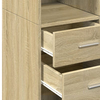 Thumbnail for Hochschrank Sonoma-Eiche 70x42,5x225 cm Holzwerkstoff