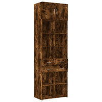 Thumbnail for Hochschrank Räuchereiche 70x42,5x225 cm Holzwerkstoff
