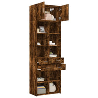 Thumbnail for Hochschrank Räuchereiche 70x42,5x225 cm Holzwerkstoff