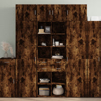 Thumbnail for Hochschrank Räuchereiche 70x42,5x225 cm Holzwerkstoff