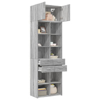 Thumbnail for Hochschrank Grau Sonoma 70x42,5x225 cm Holzwerkstoff