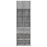 Thumbnail for Hochschrank Grau Sonoma 70x42,5x225 cm Holzwerkstoff