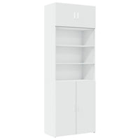 Thumbnail for Hochschrank Weiß 80x42,5x225 cm Holzwerkstoff