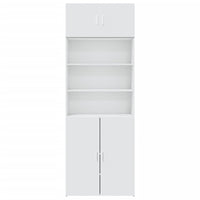 Thumbnail for Hochschrank Weiß 80x42,5x225 cm Holzwerkstoff