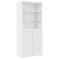 Thumbnail for Hochschrank Weiß 80x42,5x225 cm Holzwerkstoff