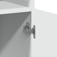 Thumbnail for Hochschrank Weiß 80x42,5x225 cm Holzwerkstoff