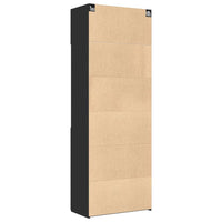 Thumbnail for Hochschrank Schwarz 80x42,5x225 cm Holzwerkstoff