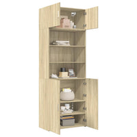 Thumbnail for Hochschrank Sonoma-Eiche 80x42,5x225 cm Holzwerkstoff