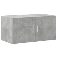 Thumbnail for Hochschrank Betongrau 80x42,5x225 cm Holzwerkstoff
