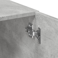 Thumbnail for Hochschrank Betongrau 80x42,5x225 cm Holzwerkstoff