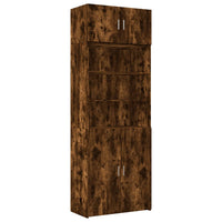 Thumbnail for Hochschrank Räuchereiche 80x42,5x225 cm Holzwerkstoff
